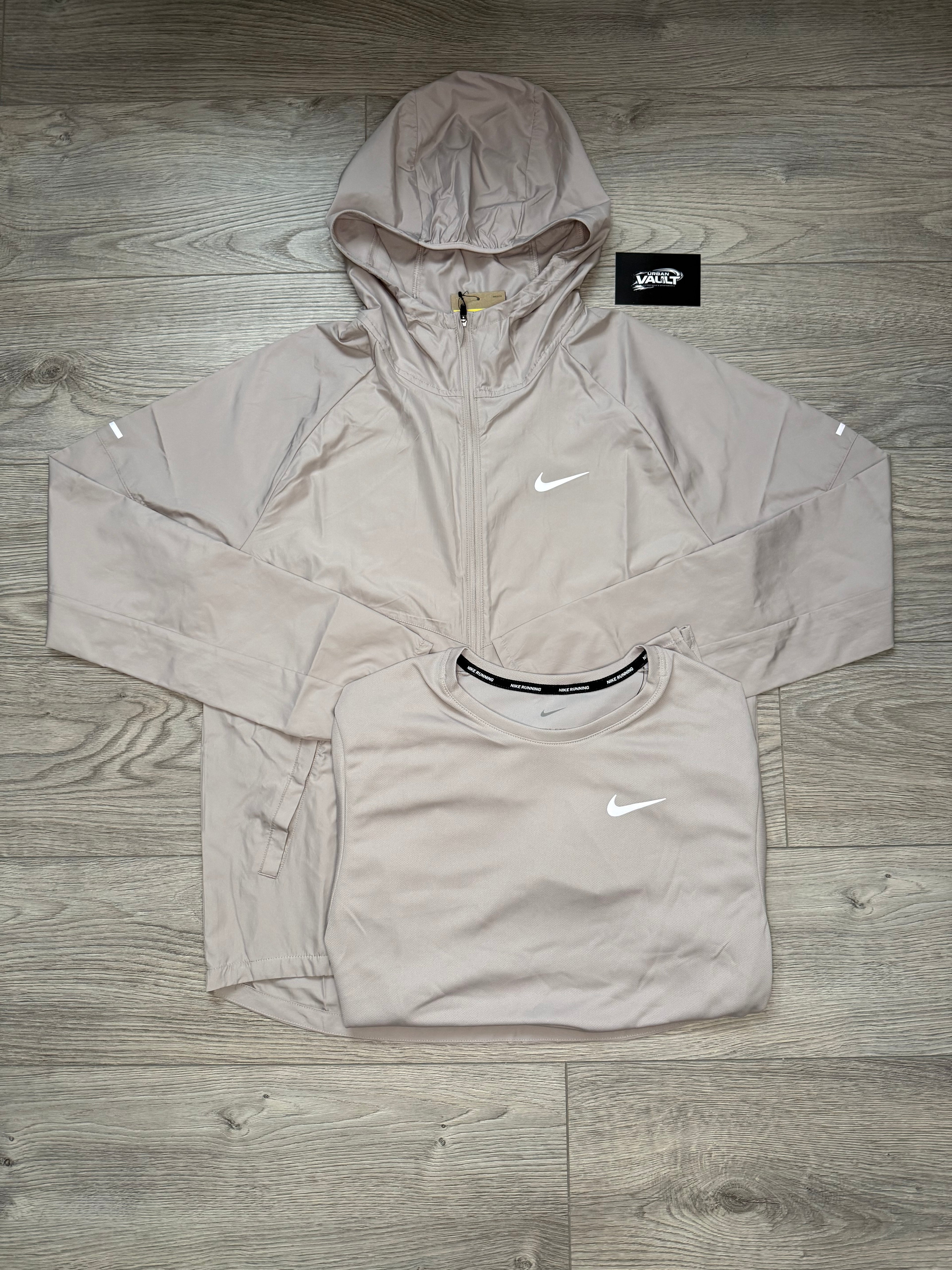 Nike miler 2 piece set “moonstone”