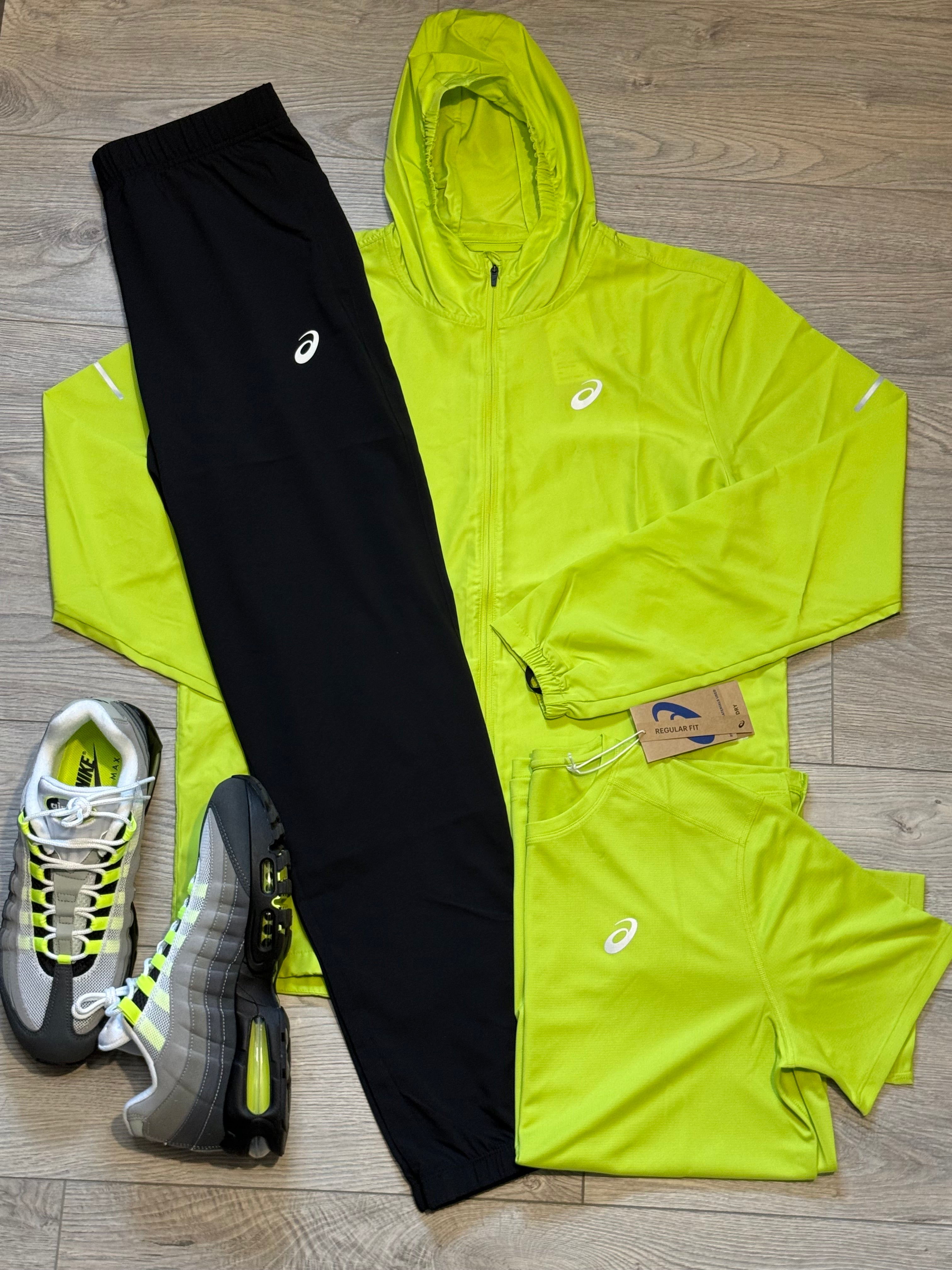 ASICS 3 piece tracksuit “Volt neon”
