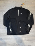 ASICS 3 piece 1/4 zip icon set in Black/creme