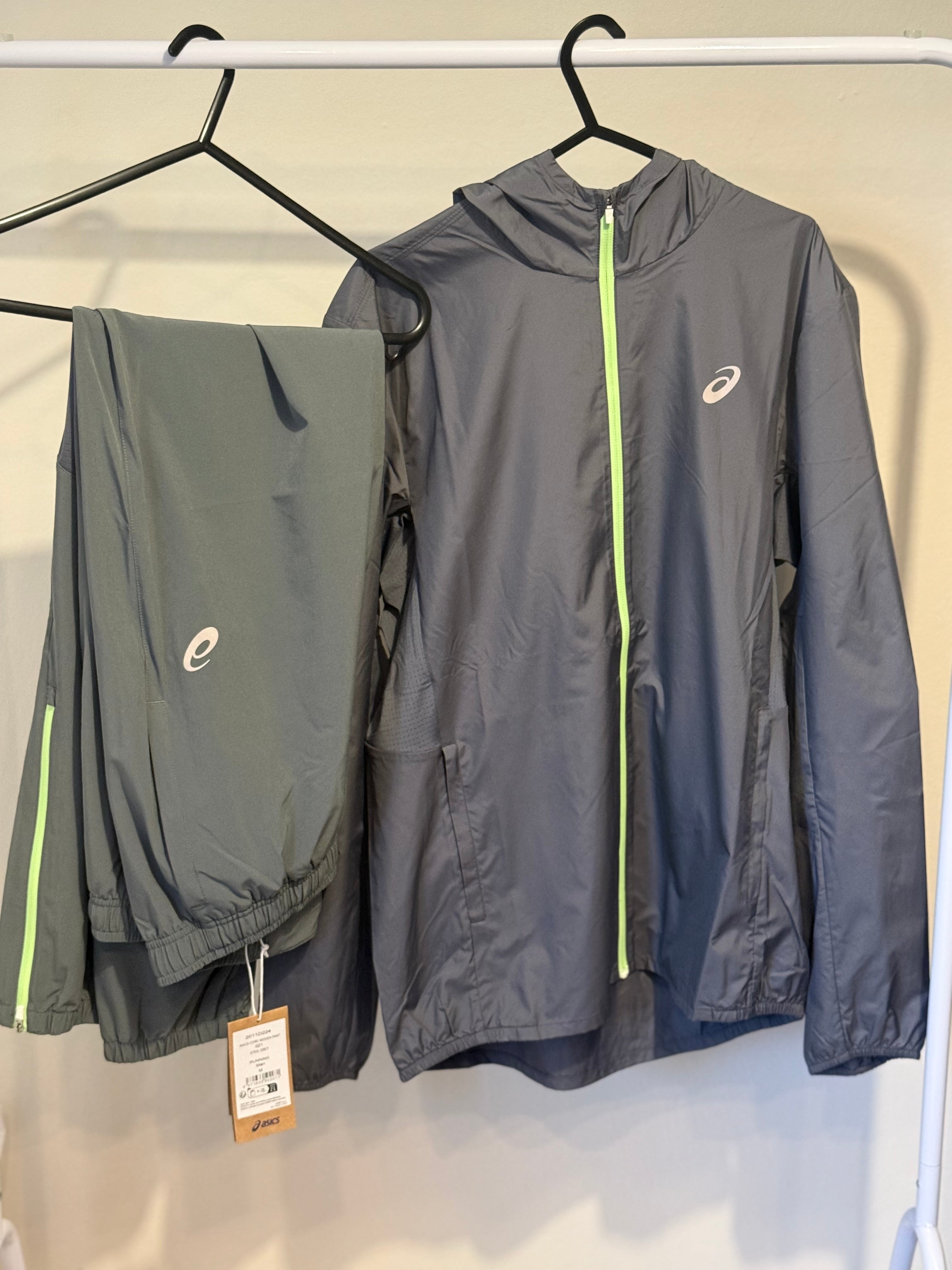 ASICS new season grey/neon tracksuit