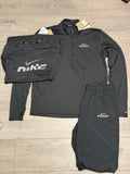 Nike 3 piece set 1/4 zip “grey”