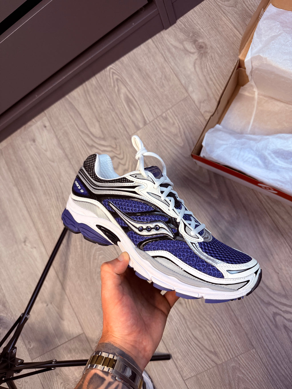 Saucony Pro Grid Omni 9 Skipper Blue
