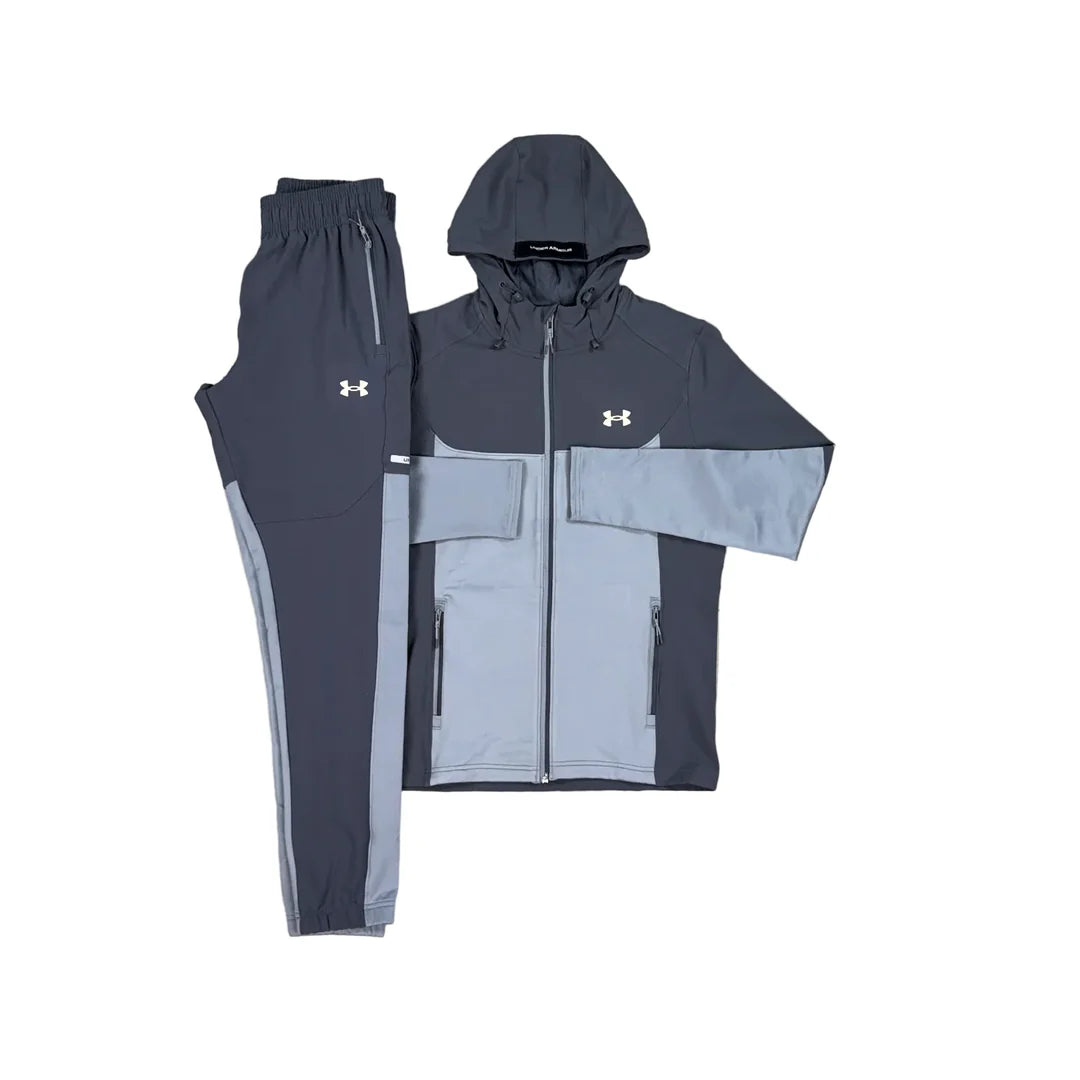 UNDER ARMOUR - GREY WINTERIZED TRACKSUIT
