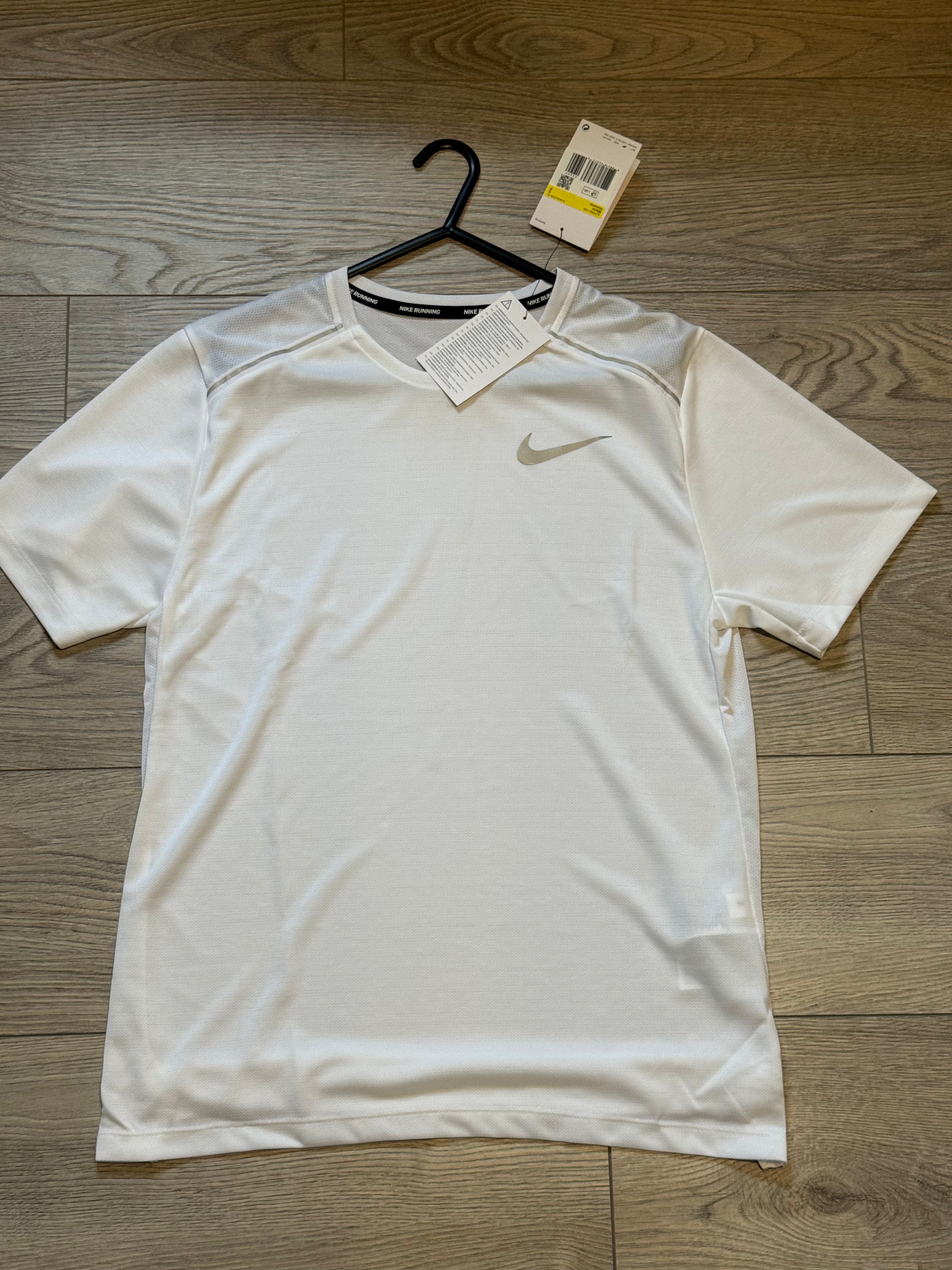 Nike miler t-shirt “white”